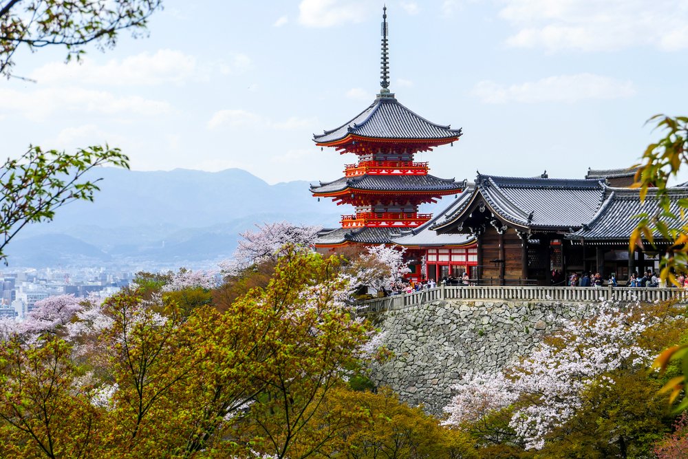 Kiyomizu dera, ancient Kyoto shrine