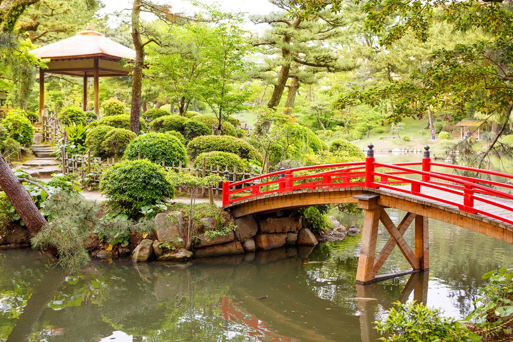 Shukkeien is a pleasant Japanese style garden in Hiroshima