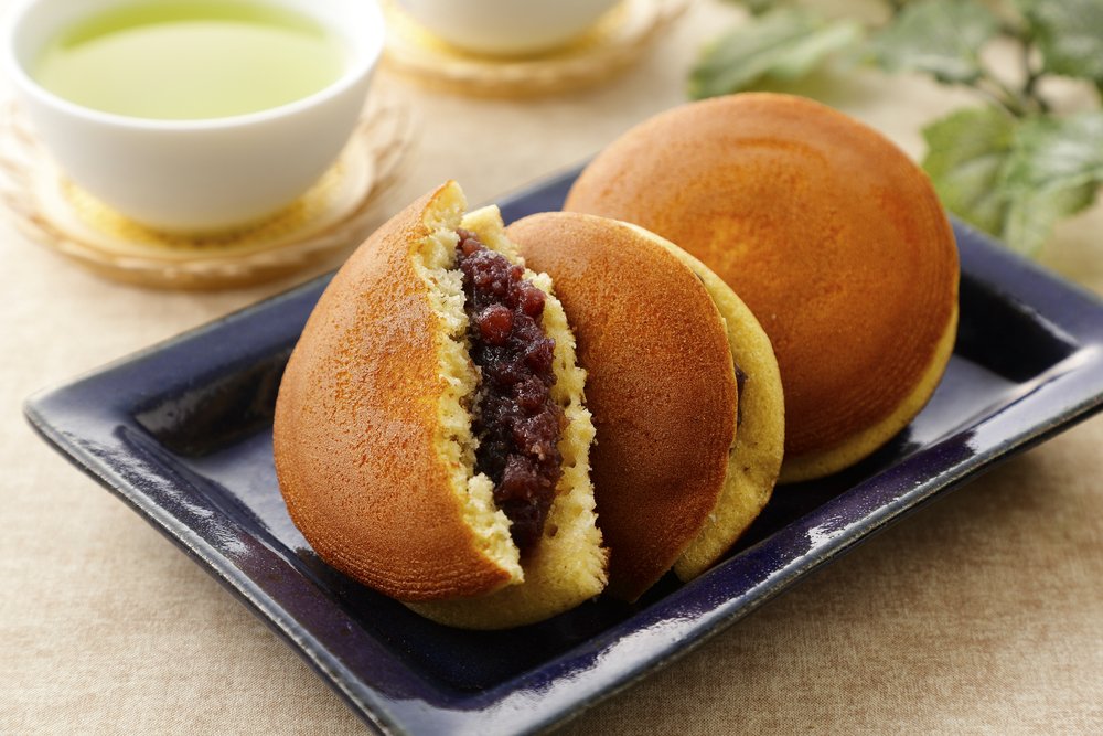 Dorayaki. Japanese bean jam pancake
