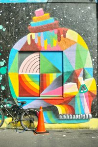 Artistic graffiti or street art in Shibuya area, downtown Tokyo, Japan -
 Takamex / Shutterstock.com