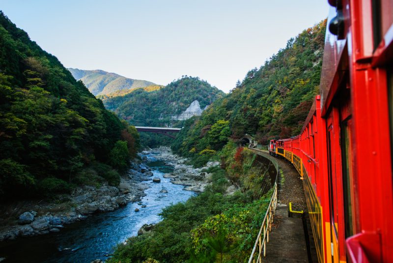 train trips in japan